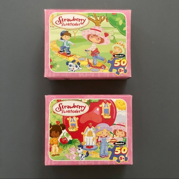 Other - Strawberry Shortcake Mini Puzzles Set